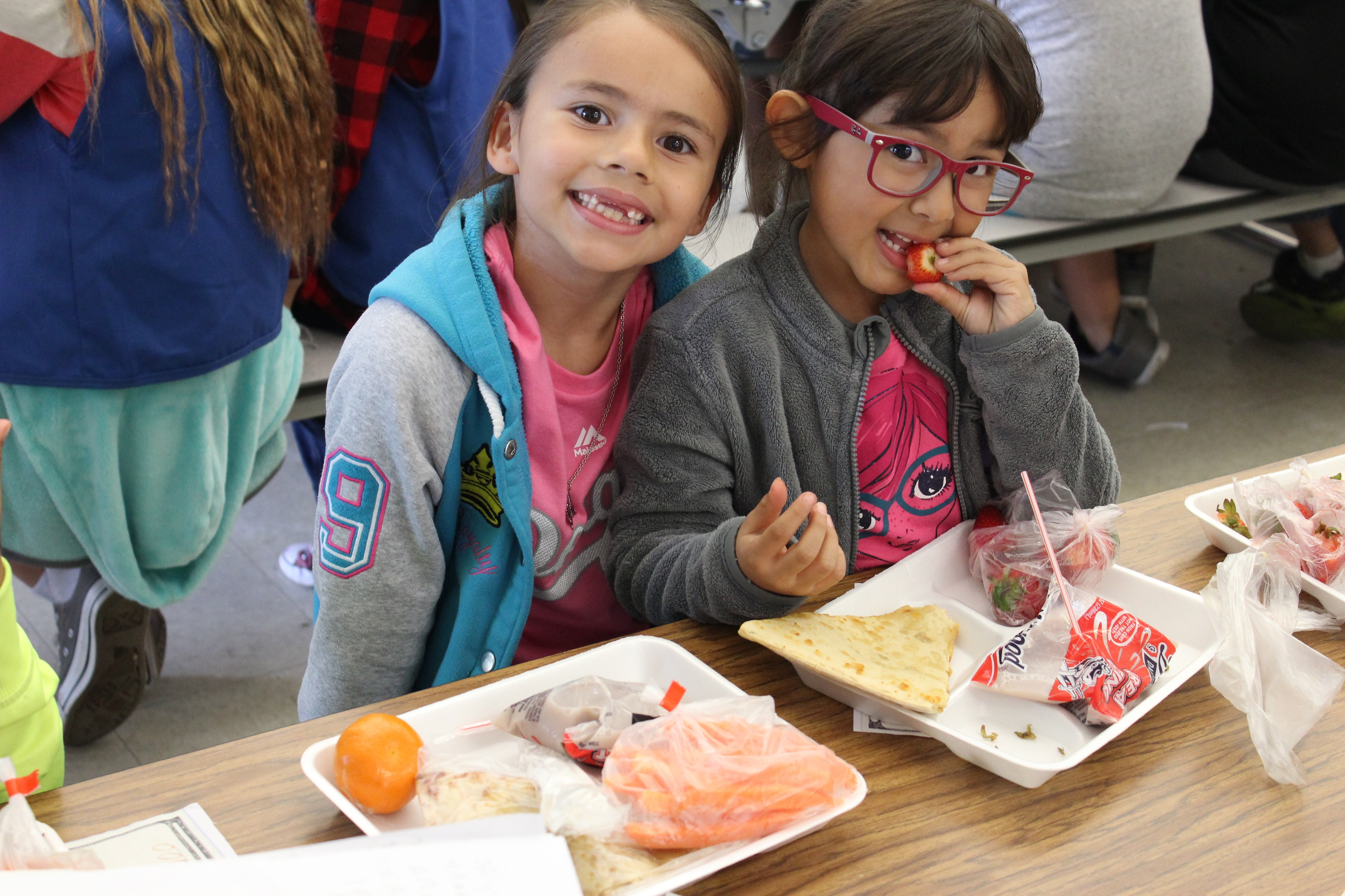 2 Children Eating Supper